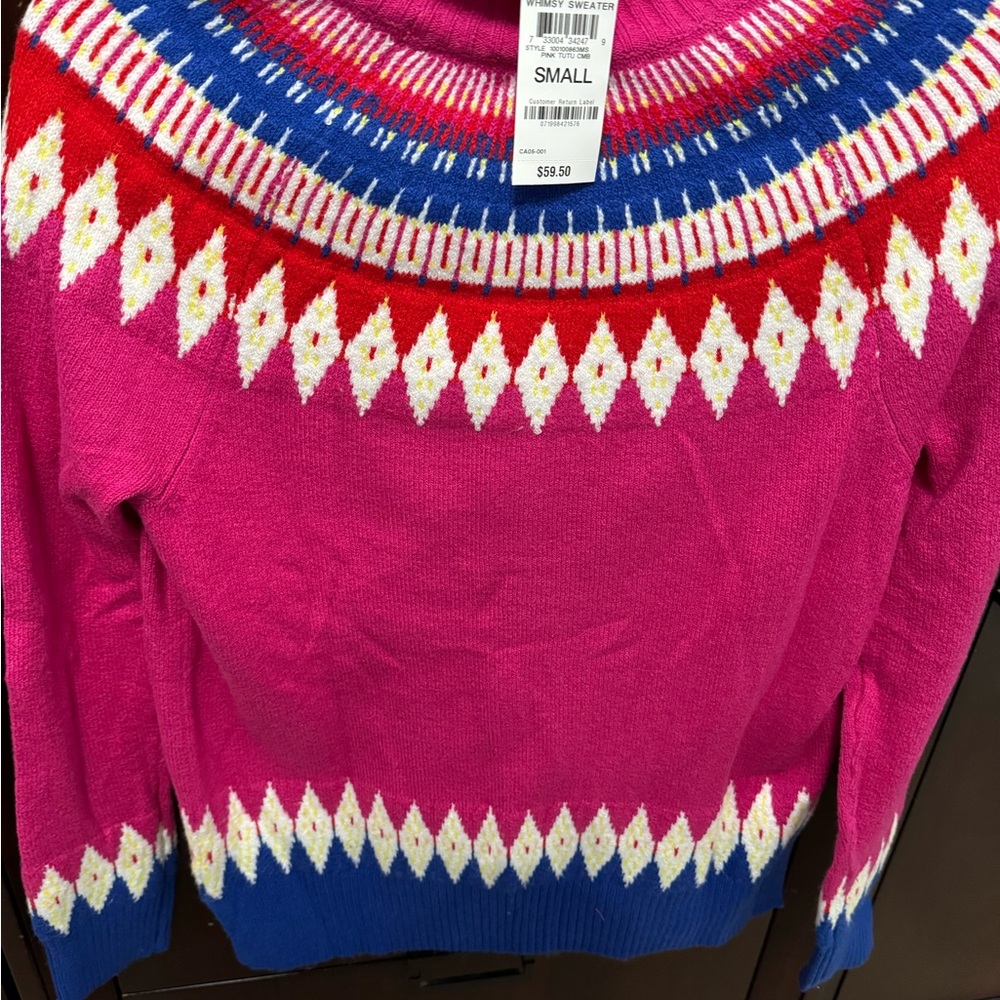 Charter Club sweater in Small. New. Multi color.